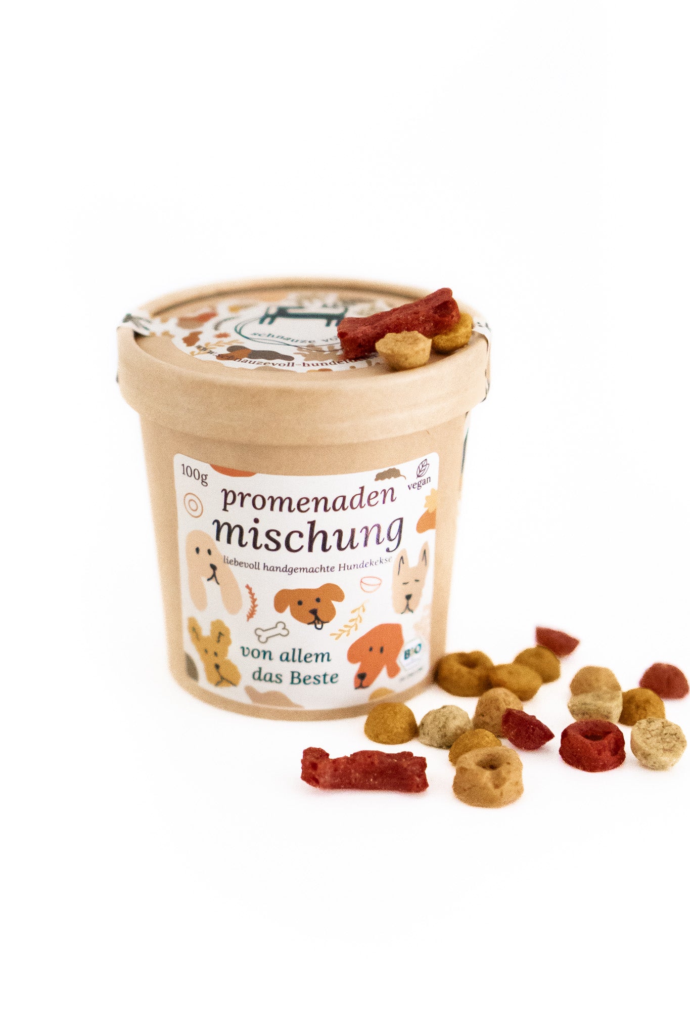 schnauze voll Hundekekse promenaden mischung — von Allem das Beste | bio | vegan | 100g