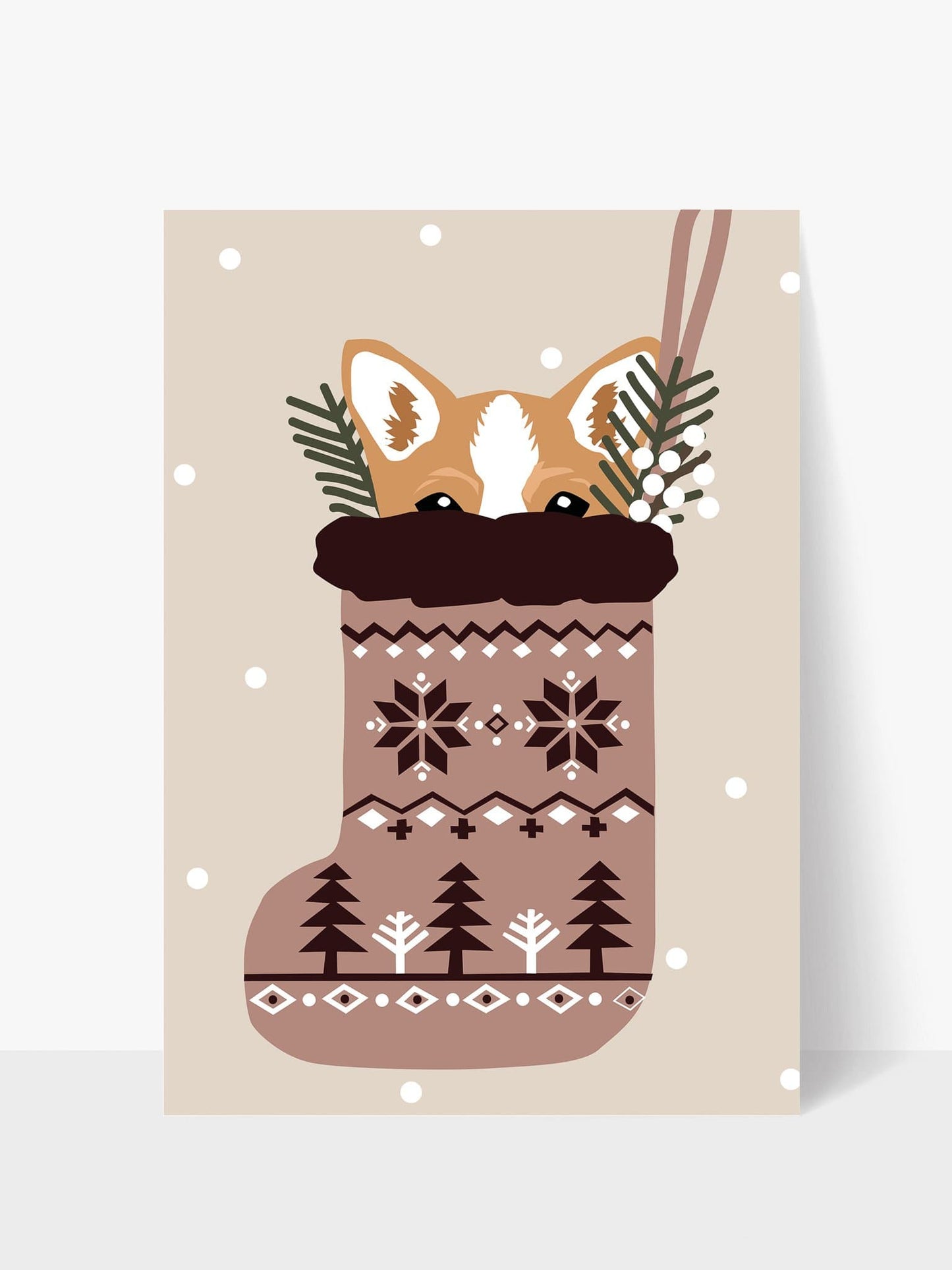 Weihnachtskarte A6 "All I want for Christmas"