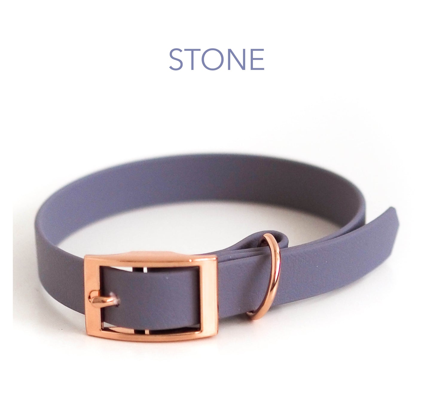 DIY Biothane® Halsband Chloe: - Farbe: graublau