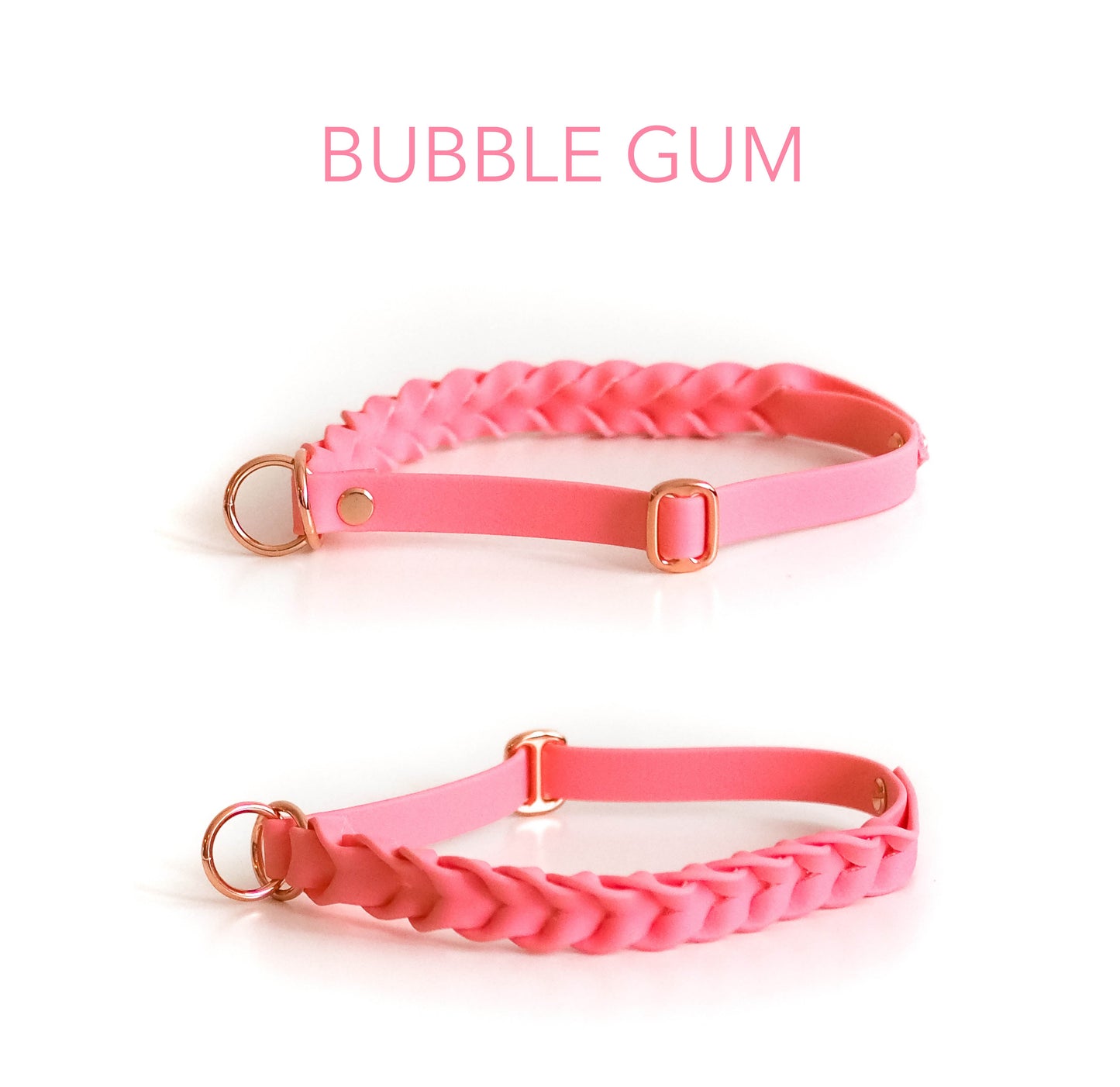DIY Zugstopphalsband Ava: geflochtene Biothane® - hundgemacht