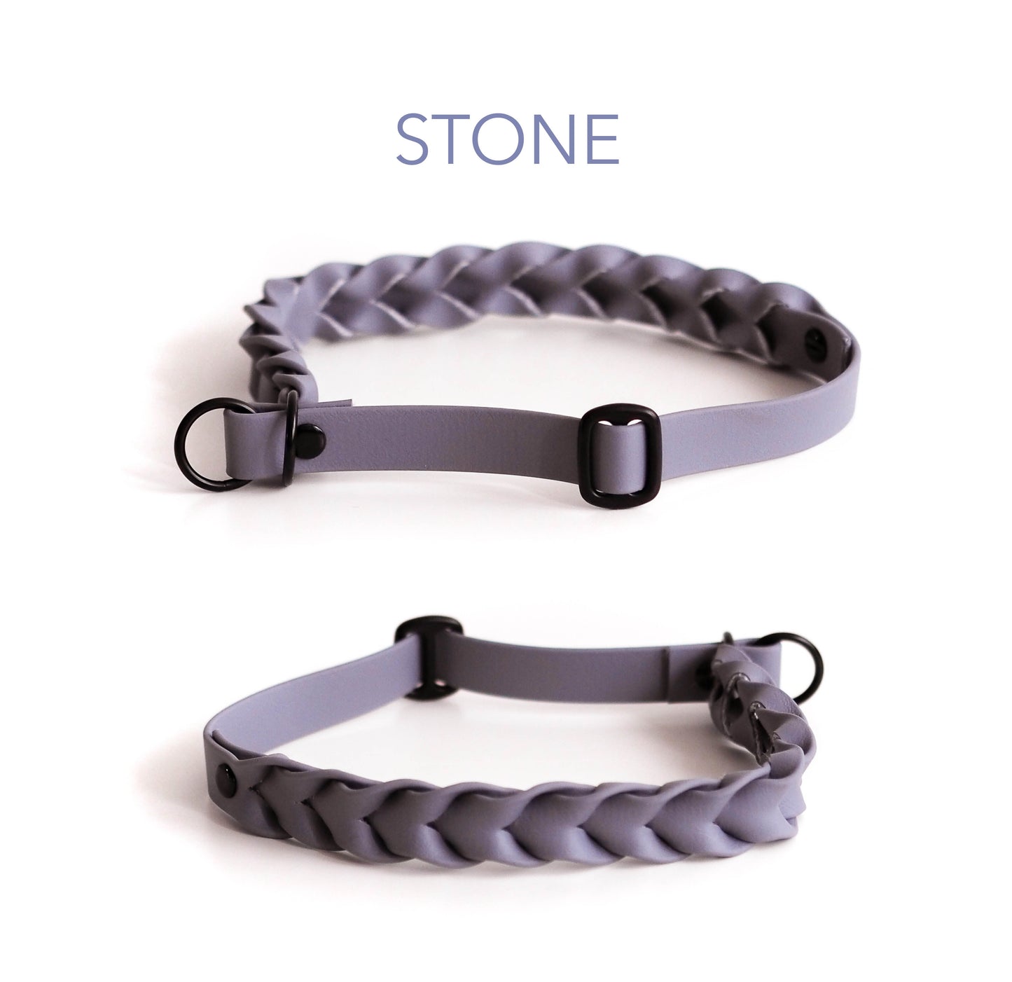 DIY Zugstopphalsband Ava: geflochtene Biothane® - hundgemacht