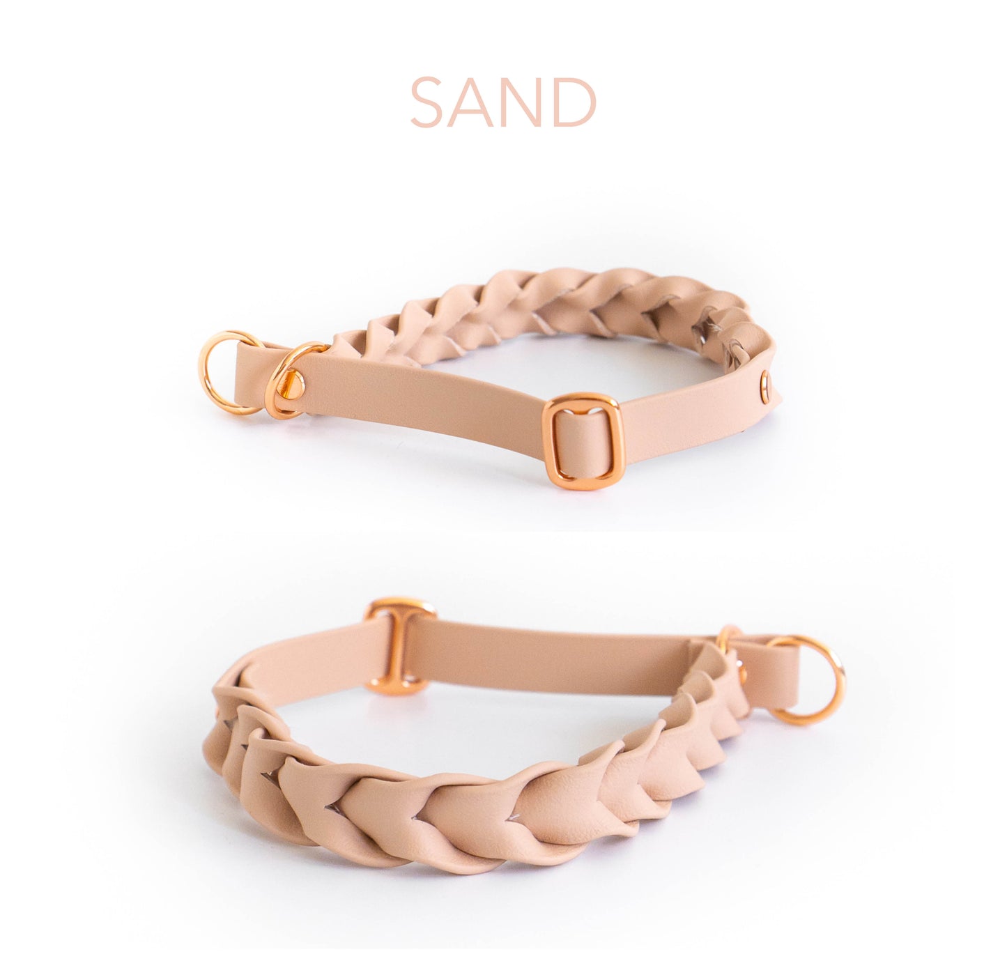 DIY Zugstopphalsband Ava: geflochtene Biothane® - hundgemacht