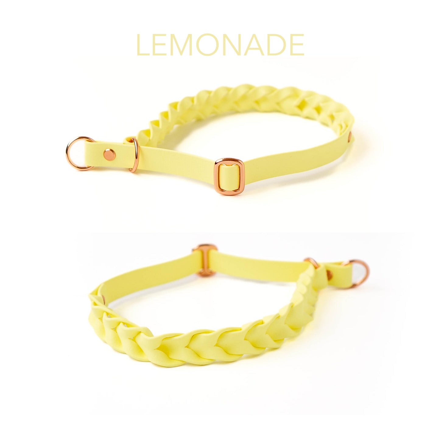 DIY Zugstopphalsband Ava: geflochtene Biothane® - hundgemacht