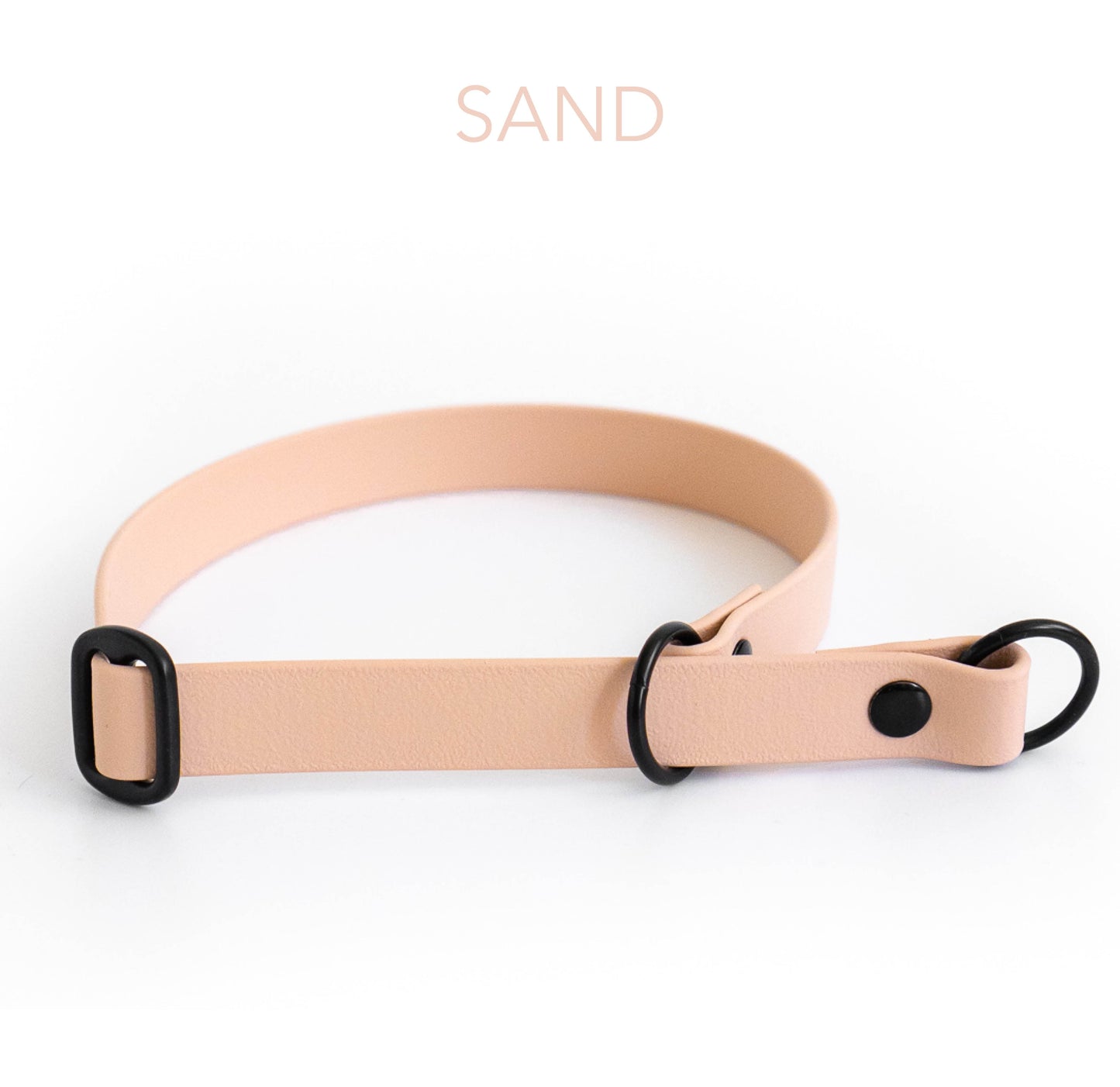 DIY Zugstopphalsband Chloe mit Namensschild: Biothane® - hundgemacht