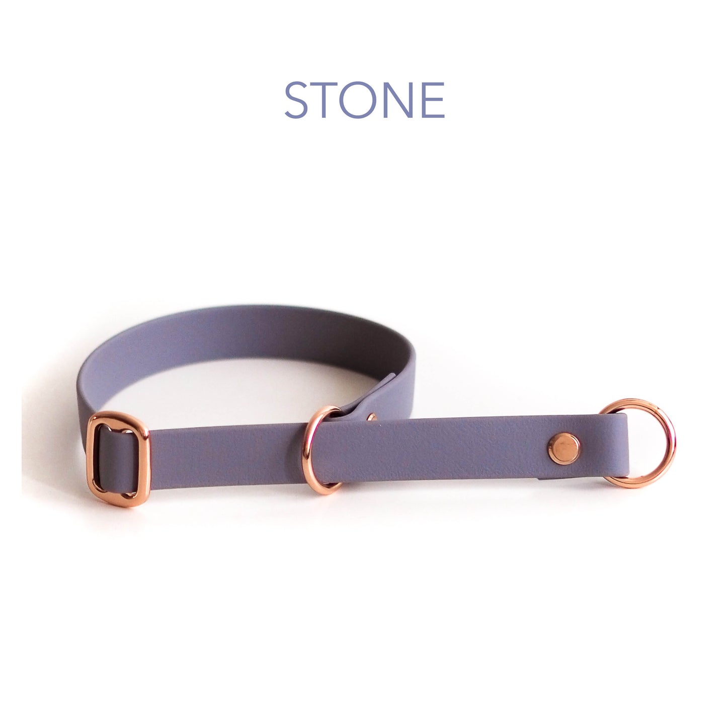 DIY Zugstopphalsband Chloe mit Namensschild: Biothane® - hundgemacht
