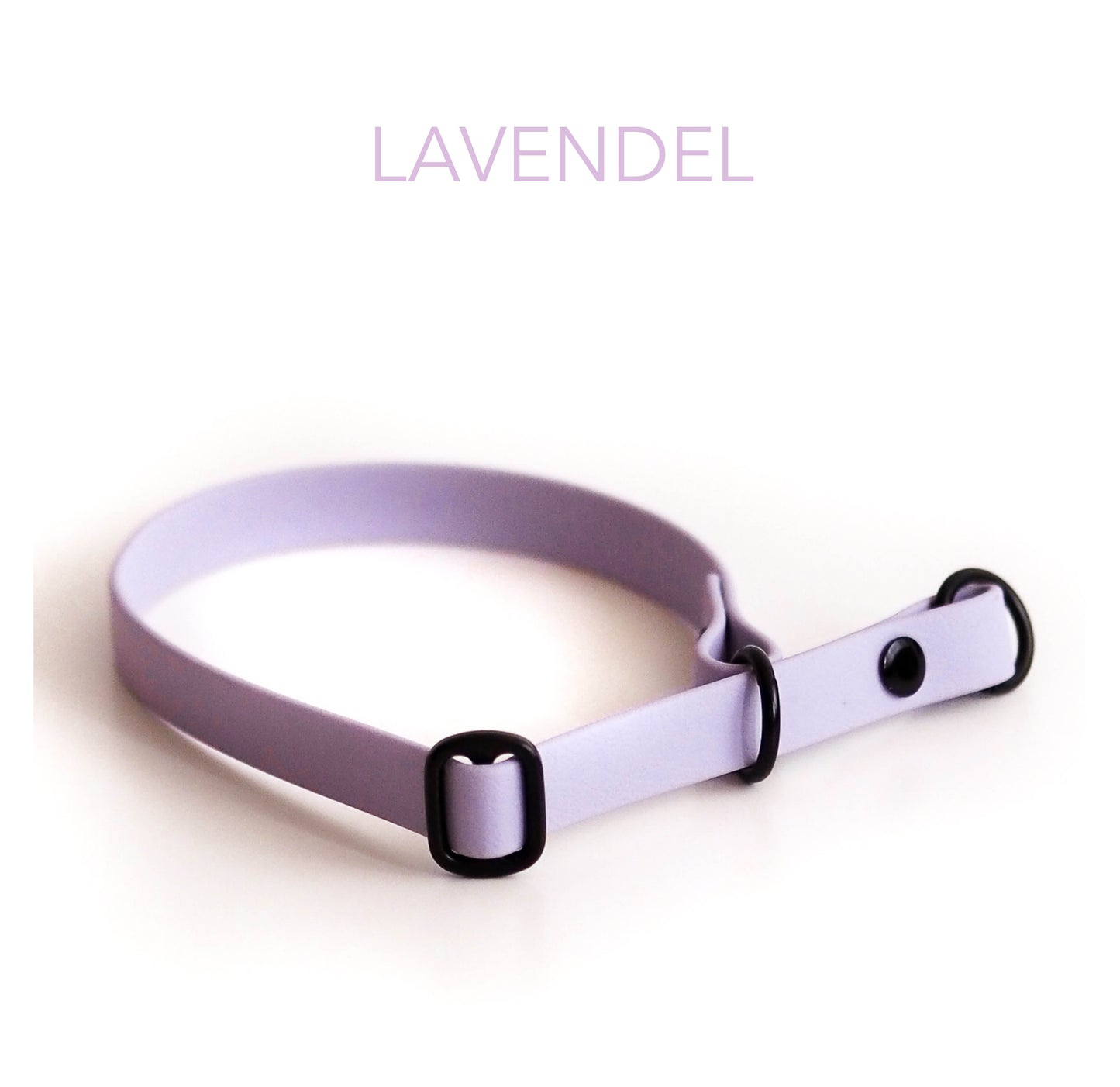 DIY Zugstopphalsband Chloe mit Namensschild: Biothane® - hundgemacht