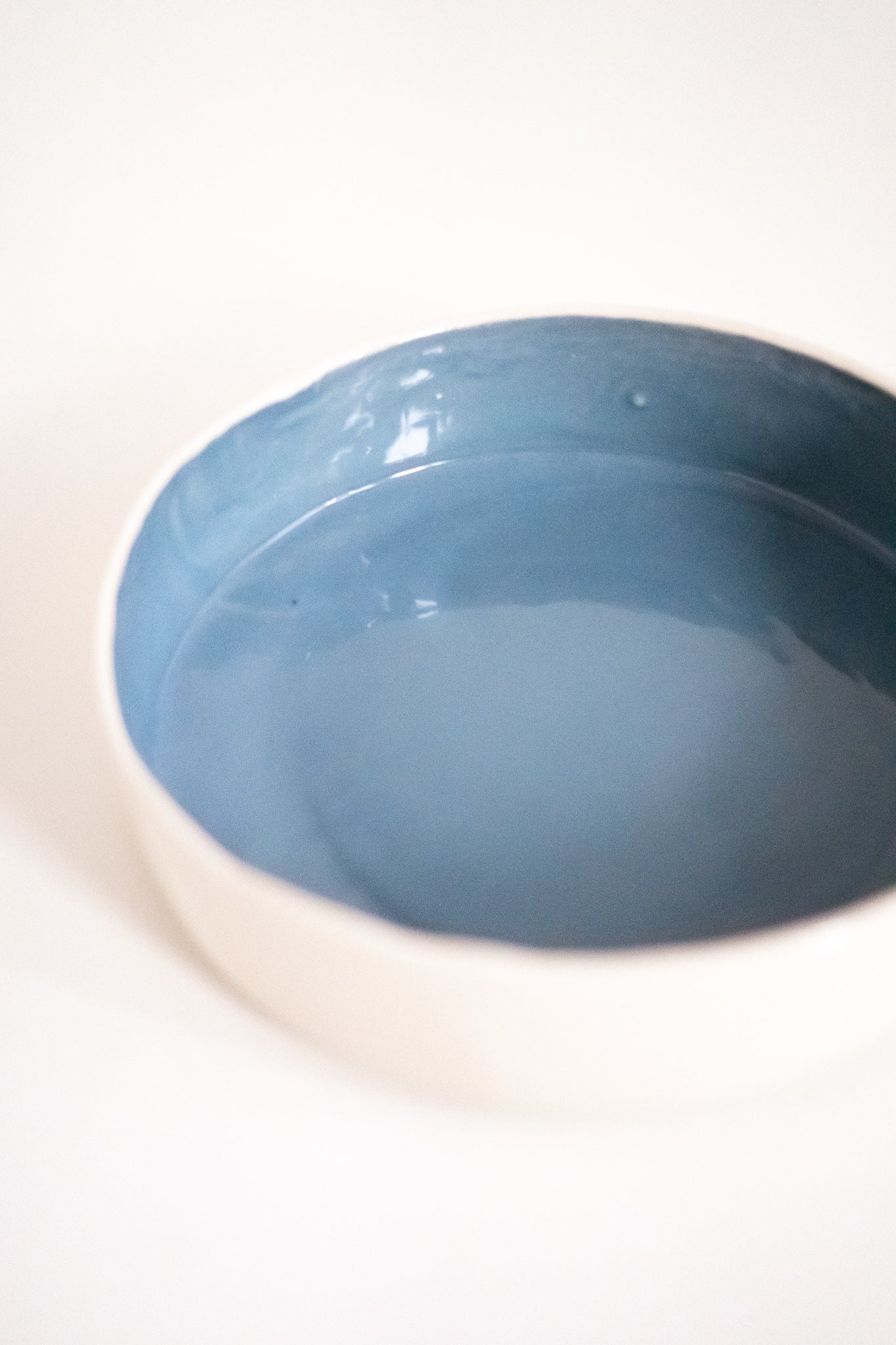 Hundenapf 450ml | reshape Cermics | handgemachte Schale - blau - hundgemacht