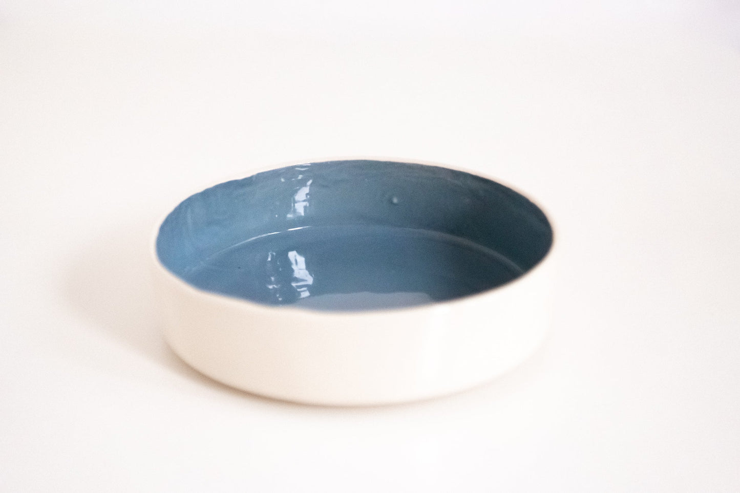 Hundenapf 450ml | reshape Cermics | handgemachte Schale - blau - hundgemacht
