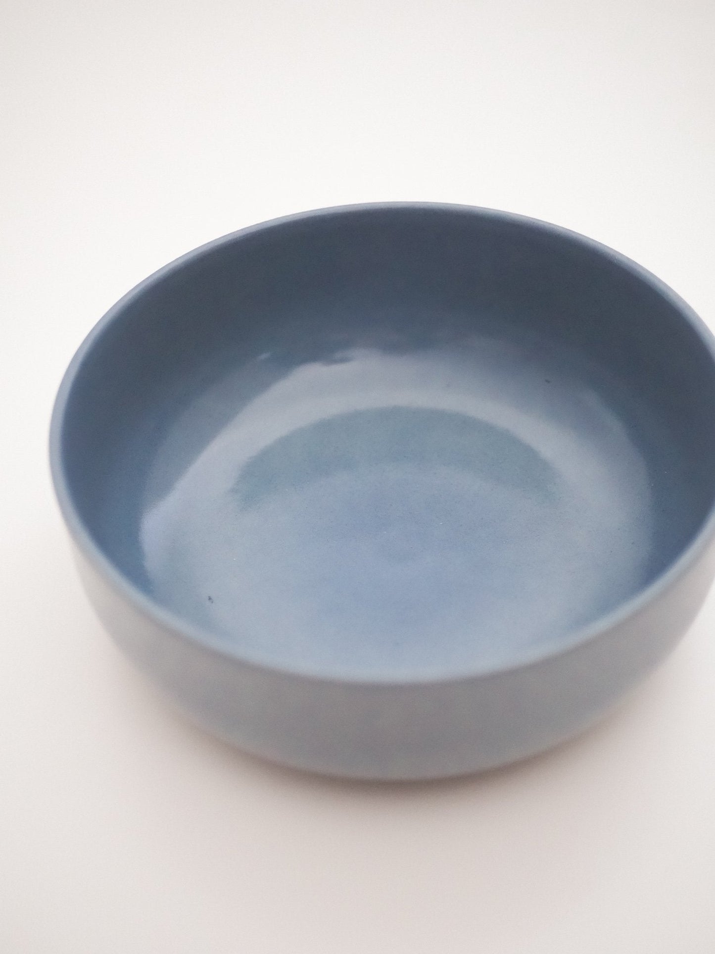 Hundenapf 600ml | indre Cermics | Schale Hollyhock - fjord blue matt - hundgemacht