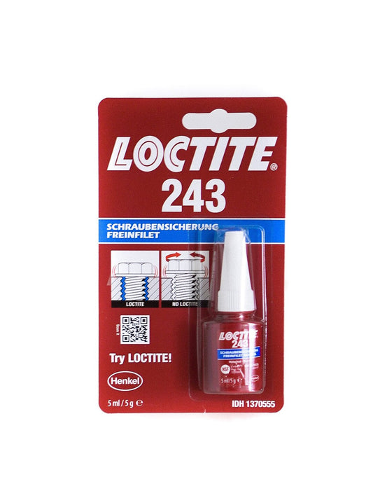 Loctite 243 Schraubensicherung 5ml Mittelfest Normal Gewinde - hundgemacht