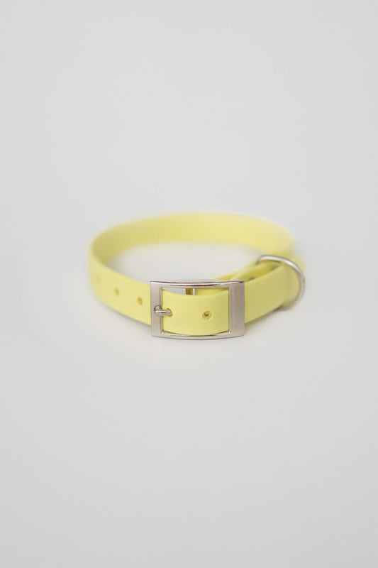 Chloe Biothane® Halsband | lemonade | 16mm | 25-33cm | handgemacht - hundgemacht